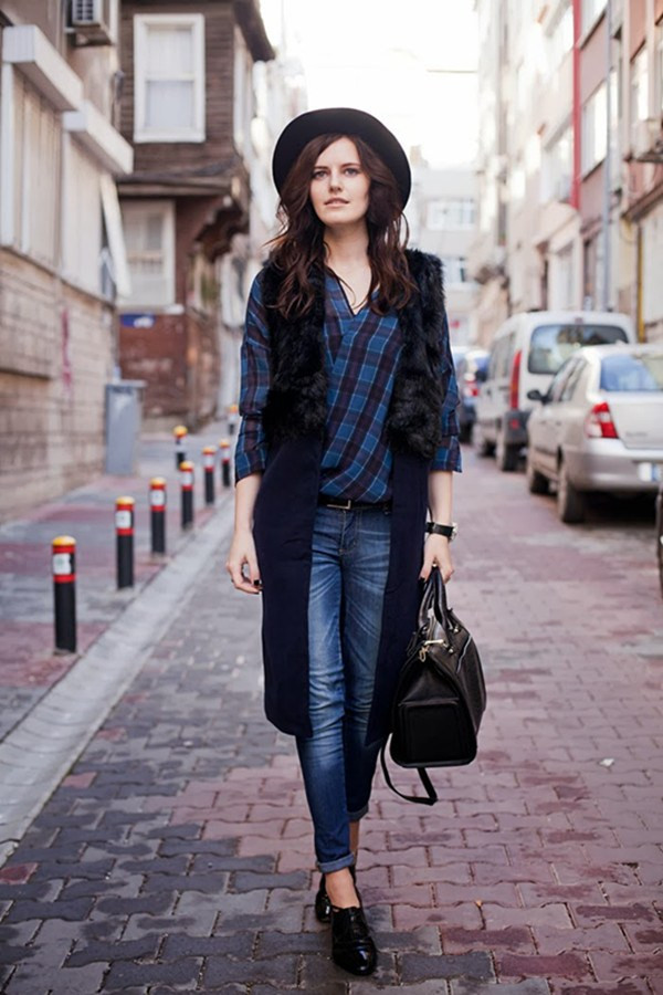 Cá tính trong mùa Đông với trang phục họa tiết tartan Scotland ảnh 3