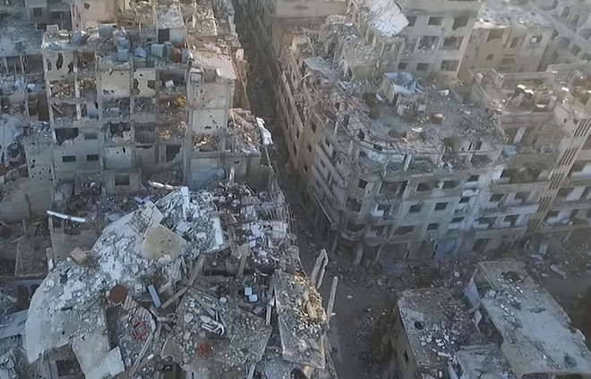 [Video] Sức tàn phá kinh hoàng của cuộc chiến tranh ở Syria ảnh 1