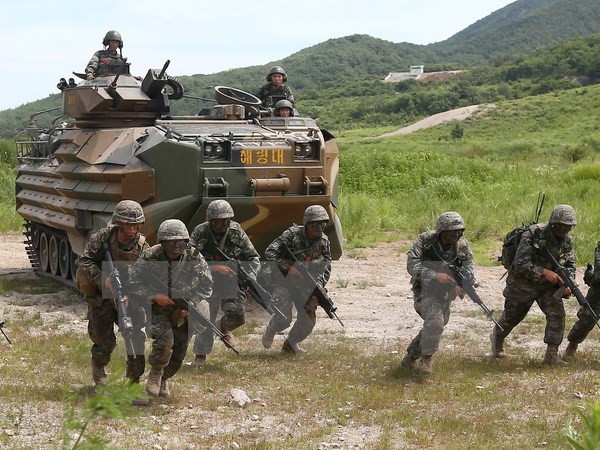 Quân đội Hàn Quốc diễn tập gần biên giới trên biển với Triều Tiên ảnh 1
