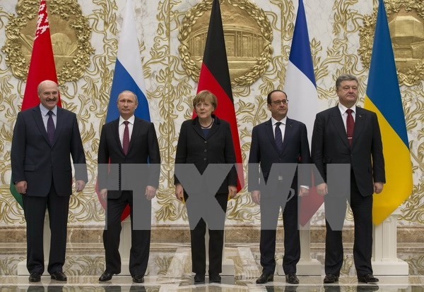 [Video] Tuyên bố chung Minsk ủng hộ giải quyết xung đột tại Ukraine ảnh 1