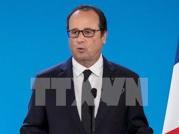 Tổng thống Pháp Francois Hollande bắt đầu chuyến thăm Haiti ảnh 1