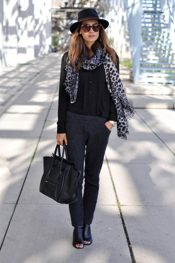 Họa tiết da báo tiếp tục khuấy động đường phố mùa gió lạnh ảnh 14