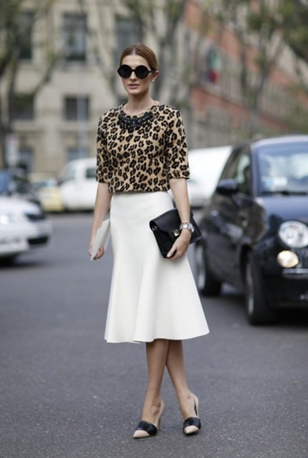 Họa tiết da báo tiếp tục khuấy động đường phố mùa gió lạnh ảnh 2