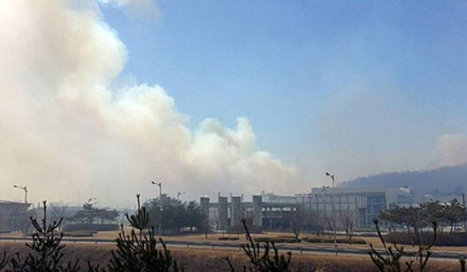 Bùng phát hỏa hoạn ở khu vực phi quân sự liên Triều DMZ ảnh 1