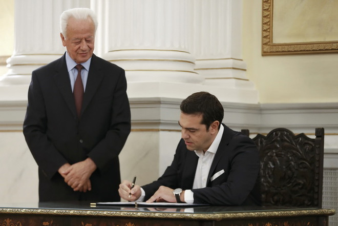Thủ tướng Hy Lạp Alexis Tsipras công bố thành phần nội các mới ảnh 1