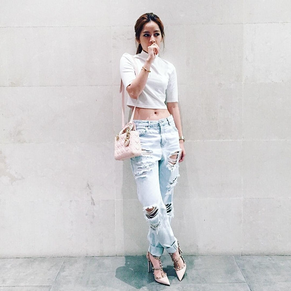 Kiều nữ Việt đua nhau lăng xê xu hướng denim mùa Thu Đông ảnh 6