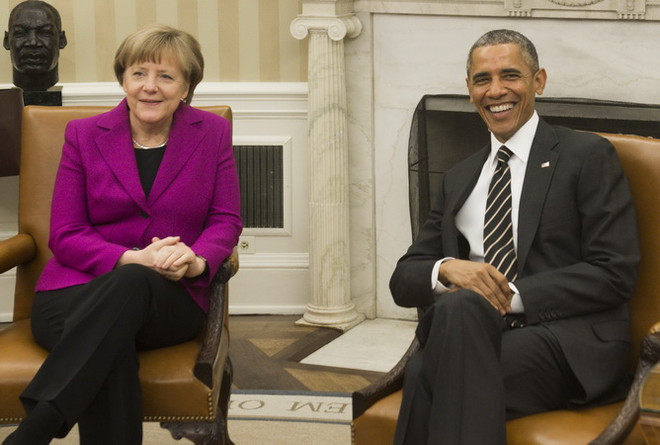 Mỹ và Đức mâu thuẫn trong việc giải quyết khủng hoảng Ukraine ảnh 1