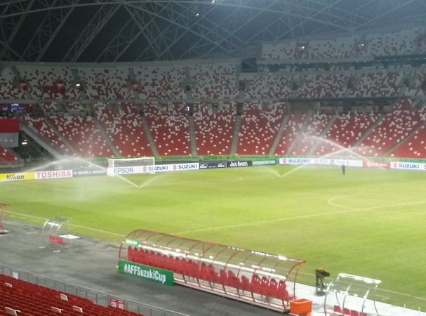 Singapore giới thiệu mặt cỏ đặc biệt dành cho SEA Games 28 ảnh 1