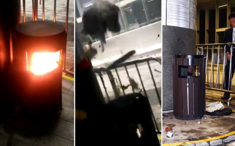 Hong Kong điều tra vụ nổ bên ngoài tòa nhà Hội đồng Lập pháp ảnh 1