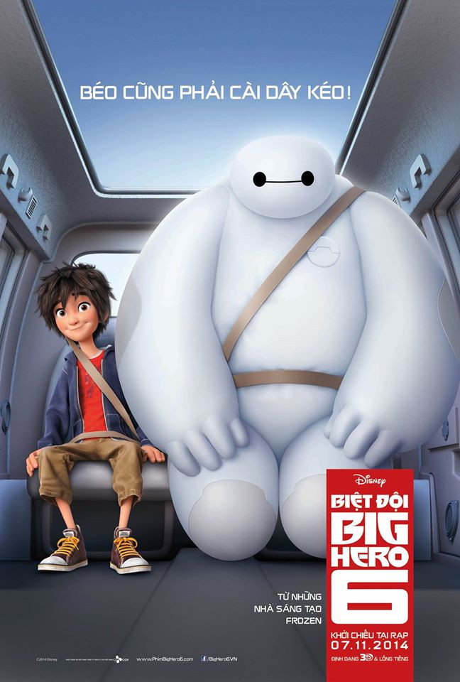 "Big hero 6": Phim hoạt hình Mỹ mang đậm chất Nhật Bản ảnh 1