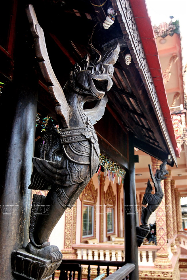 Chùa Xiên Cán - lộng lẫy kiến trúc Khmer của Bạc Liêu ảnh 6