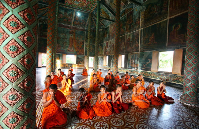 Chùa Xiên Cán - lộng lẫy kiến trúc Khmer của Bạc Liêu ảnh 12