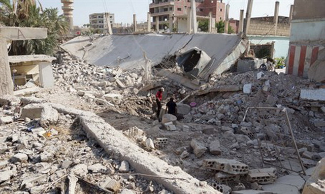 Nga phản đối dự thảo nghị quyết LHQ về sử dụng bom thùng của Syria ảnh 1