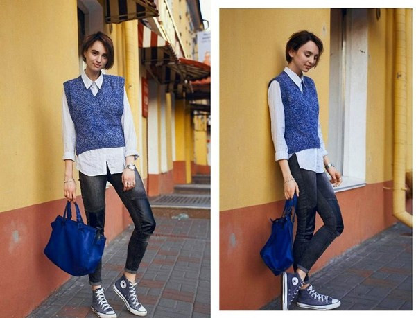 Bật mí cách phối đồ đặc biệt cùng sắc xanh cobalt nổi bật ảnh 5