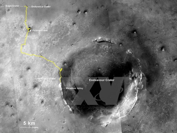 [Video] Tàu thăm dò NASA lập kỷ lục quãng đường chạy trên Sao Hỏa ảnh 1