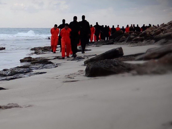 Chính phủ Mỹ lên án vụ IS hành quyết 21 công dân Ai Cập ở Libya ảnh 1