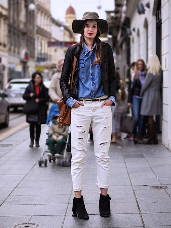 Cá tính xuống phố mùa Đông năm nay với mũ vành tròn nhỏ ảnh 10