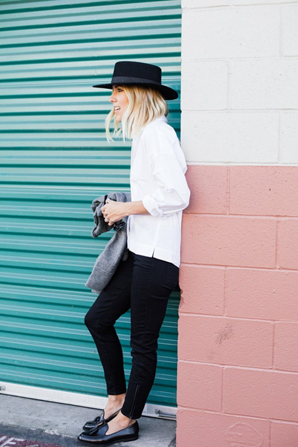 Cá tính xuống phố mùa Đông năm nay với mũ vành tròn nhỏ ảnh 4