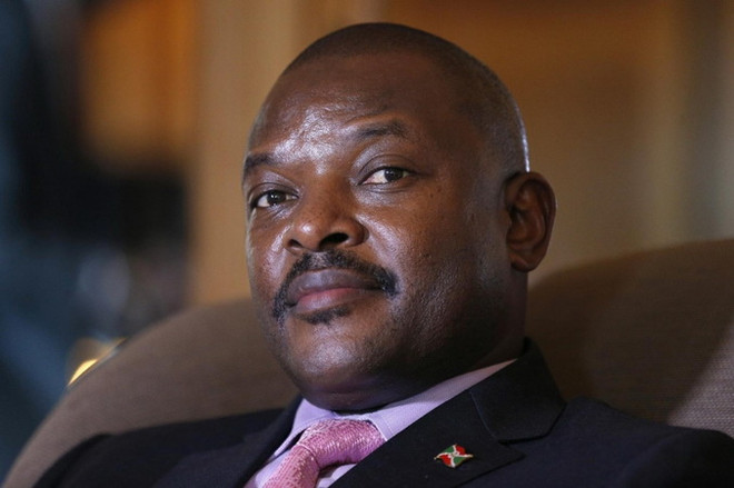 Tổng thống đương nhiệm Burundi Pierre Nkurunziza. (Nguồn: AFP) Tổng thống Burundi tranh cử tái nhiệm bất chấp phản đối ảnh 1