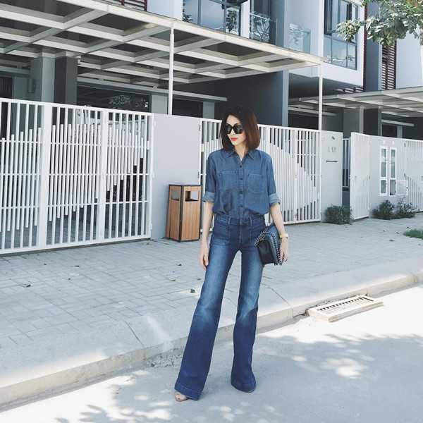 Mỹ nhân Việt "thắp sáng" street style ngày nắng lên ảnh 7