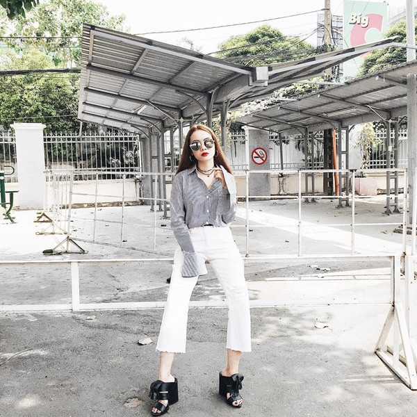 Mỹ nhân Việt "thắp sáng" street style ngày nắng lên ảnh 9