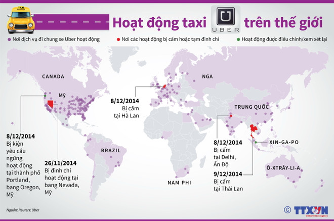 Tài xế taxi ở Bỉ đồng loạt tẩy chay dịch vụ taxi giá rẻ Uber ảnh 2