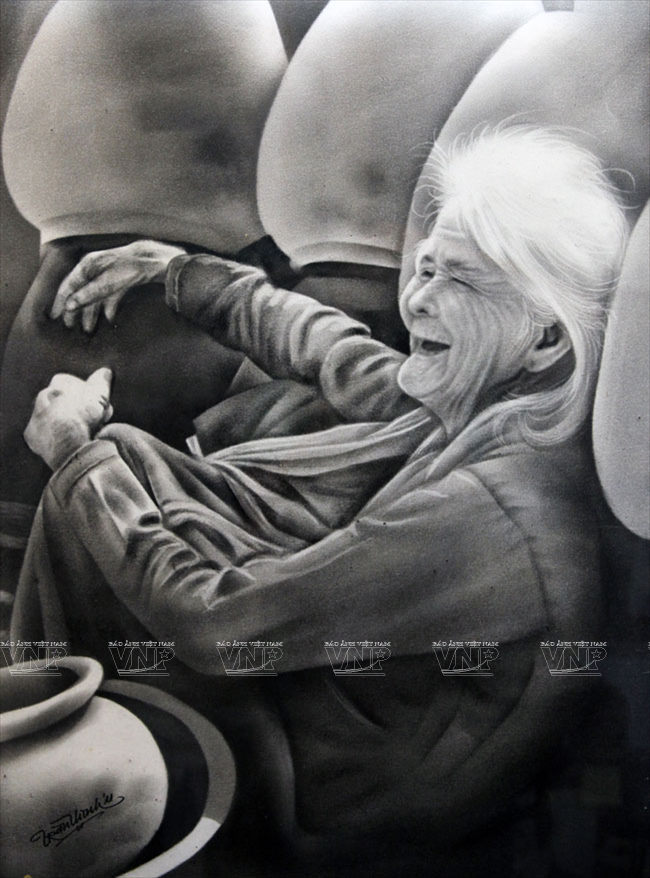 Thăng trầm nghề vẽ tranh truyền thần của nghệ nhân Hà Nội ảnh 12