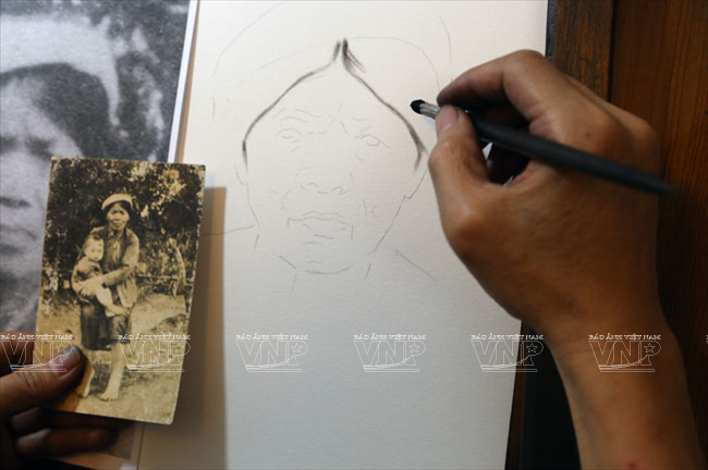 Thăng trầm nghề vẽ tranh truyền thần của nghệ nhân Hà Nội ảnh 4