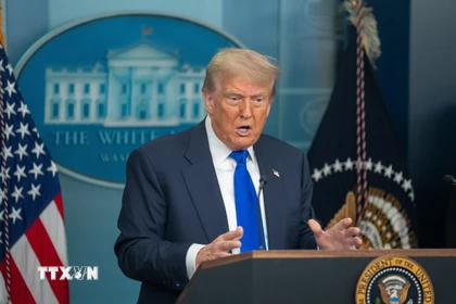Tổng thống Mỹ Donald Trump. (Ảnh: THX/TTXVN)