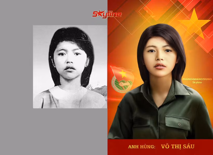 Công nghệ AI 'hồi sinh' hình ảnh những anh hùng thiếu niên của dân tộc 