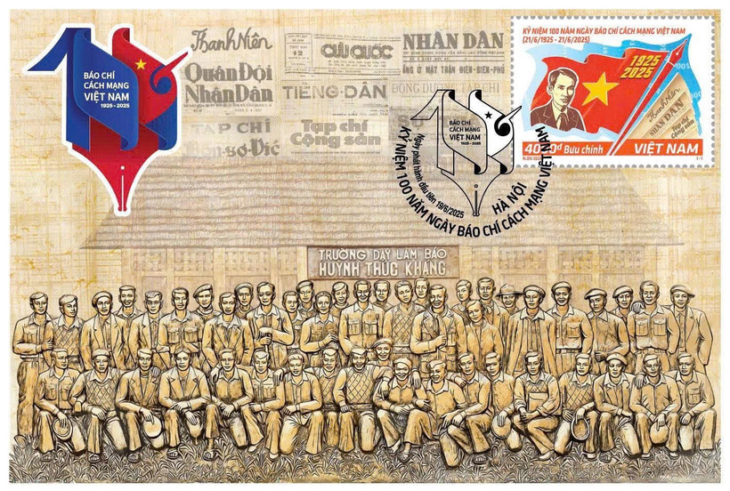 Bộ Tem đặc biệt kỷ niệm 100 năm Ngày Báo chí Cách mạng Việt Nam