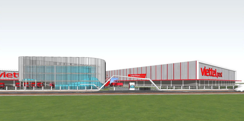Phối cảnh Trung tâm Logistics Đà Nẵng tại Khu công nghiệp Liên Chiểu, Thành phố Đà Nẵng.