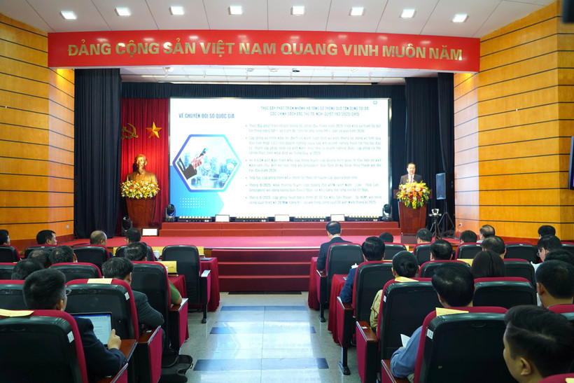 Bộ Khoa học và Công nghệ tổ chức Hội nghị sơ kết Kết quả hoạt động khoa học, công nghệ, đổi mới sáng tạo và chuyển đổi số 6 tháng đầu năm 2025. (Ảnh: Bộ Khoa học và Công nghệ)