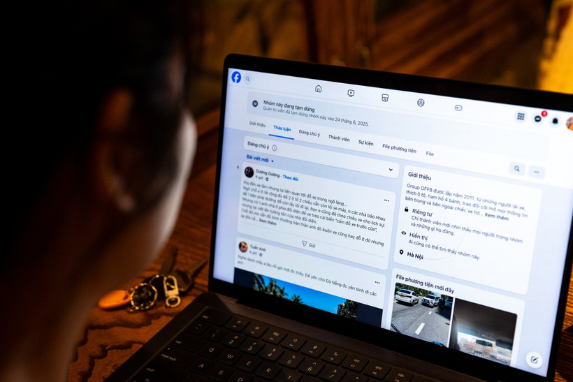 Hàng loạt group Facebook tại Việt Nam bất ngờ bị dừng hoạt động. (Ảnh: Minh Sơn/Vietnam=)