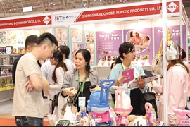 IBTE 2025 dự kiến mở rộng quy mô lên đến hơn 10.000 m², với sự tham gia của hơn 250 doanh nghiệp trong và ngoài nước tại 500 gian hàng. (Ảnh: PV/Vietnam+)