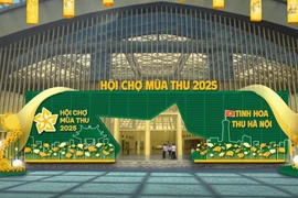 Tối nay 25/10, Hội chợ Mùa Thu lần thứ nhất năm 2025 sẽ chính thức khai mạc. (Ảnh: Ban Tổ chức)