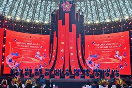 Hội chợ Mùa Xuân lần thứ nhất năm 2026 đã chính thức khai mạc. (Ảnh: BCT/Vietnam+)