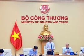 Bộ Công thương tổ chức Hội nghị giao ban xúc tiến thương mại với hệ thống thương vụ Việt Nam ở nước ngoài. (Ảnh: PV/Vietnam+)