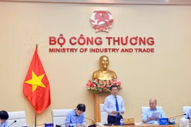 Bộ Công thương tổ chức Hội nghị giao ban xúc tiến thương mại với hệ thống thương vụ Việt Nam ở nước ngoài. (Ảnh: PV/Vietnam+)