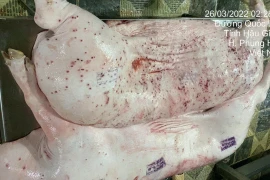 Ảnh người dân đăng tải tố cáo Công ty C.P Việt Nam bị tố bán "thịt bẩn". (Ảnh: Facebook)