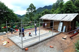 Chương trình mục tiêu quốc gia giảm nghèo bền vững giai đoạn 2021-2025 đạt mục tiêu tỷ lệ hộ nghèo dân tộc thiểu số giảm trên 3%/năm. (Ảnh: PV/Vietnam+)