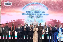 Lễ ra mắt Liên minh Càphê Toàn cầu (Global Coffee Alliance – GCA). (Ảnh: Hồng Kiều/Vietnam+)