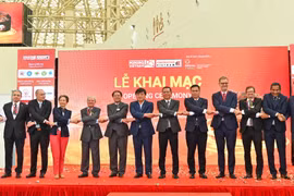 Lễ khai mạc Triển lãm quốc tế về Công nghiệp khai thác và Xây dựng - Mining & Construction Vietnam 2026. (Ảnh: PV/Vietnam+)