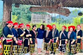 Chương trình mục tiêu quốc gia giảm nghèo bền vững giai đoạn 2021-2025 đạt mục tiêu tỷ lệ hộ nghèo dân tộc thiểu số giảm trên 3%/năm. (Ảnh: PV/Vietnam+)