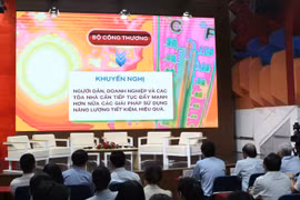 Bộ Công Thương khuyến nghị người dân, doanh nghiệp và các toà nhà cần tiếp tục đẩy mạnh hơn nữa các giải pháp sử dụng năng lượng tiết kiệm, hiệu quả. (Ảnh: CTV/Vietnam+)