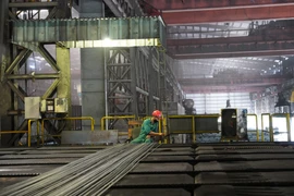 Kết thúc tháng 1/2026, tiêu thụ thép đang cho thấy những dấu hiệu khả quan để kỳ vọng cho một năm có nhiều khởi sắc cho ngành thép. (Ảnh: PV/Vietnam+)