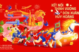 Hội chợ Quốc gia Mùa Xuân 2026 có chủ đề xuyên suốt “Kết nối thịnh vượng-Đón xuân huy hoàng”. (Ảnh: Bộ Công Thương)