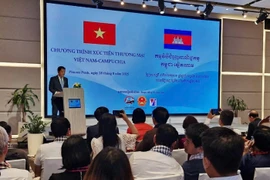 Doanh nghiệp Việt Nam và Campuchia sẽ có cơ hội gặp gỡ, chia sẻ kinh nghiệm và tìm kiếm cơ hội hợp tác mới. (Ảnh: CTV/Vietnam+)