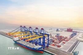 Cảng Container Quốc tế Hateco Hải Phòng (HHIT). (Ảnh: Hoàng Ngọc/TTXVN)