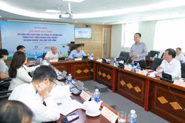 Đại diện doanh nghiệp chia sẻ về tình hình thực tế triển khai phòng vệ thương mại. (Ảnh: CTV/Vietnam+)